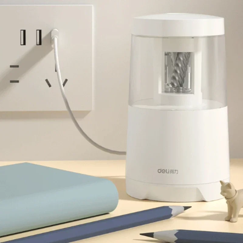 Electric Pencil Sharpener Usb - Deli Electric Pencil Sharpener Dual Power