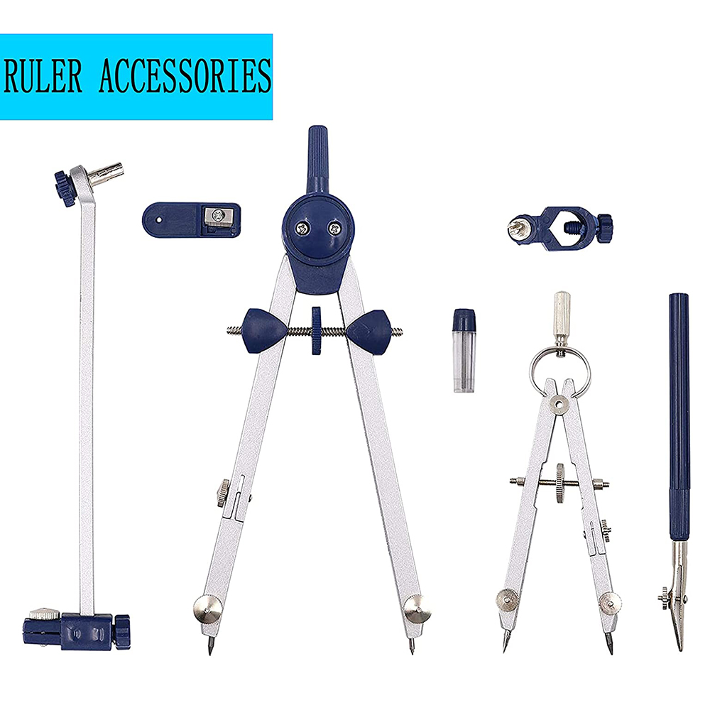 A46M-9Pc Drafting Compass For  - Math Geometry Set With Compass review and price