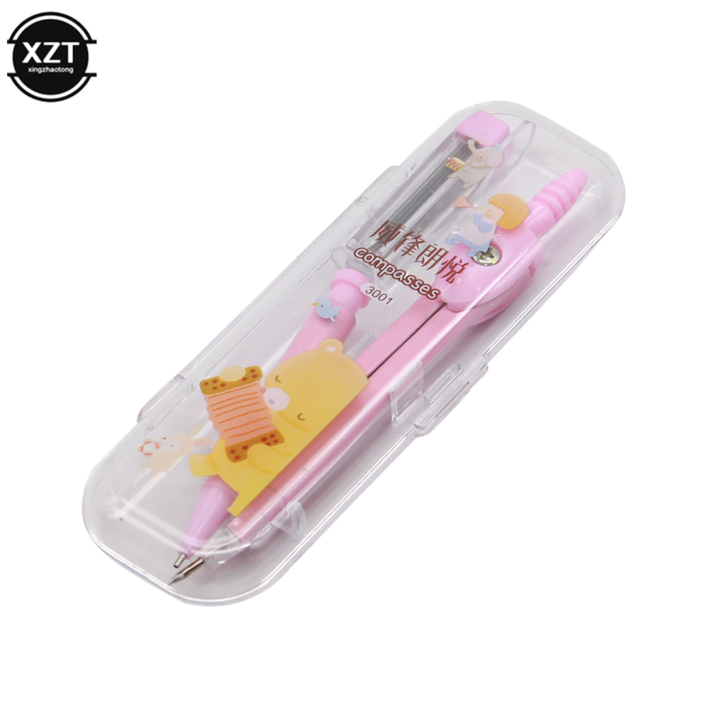 School Compass Cute Girl Stati - Math Geometry Set With Compass review and price