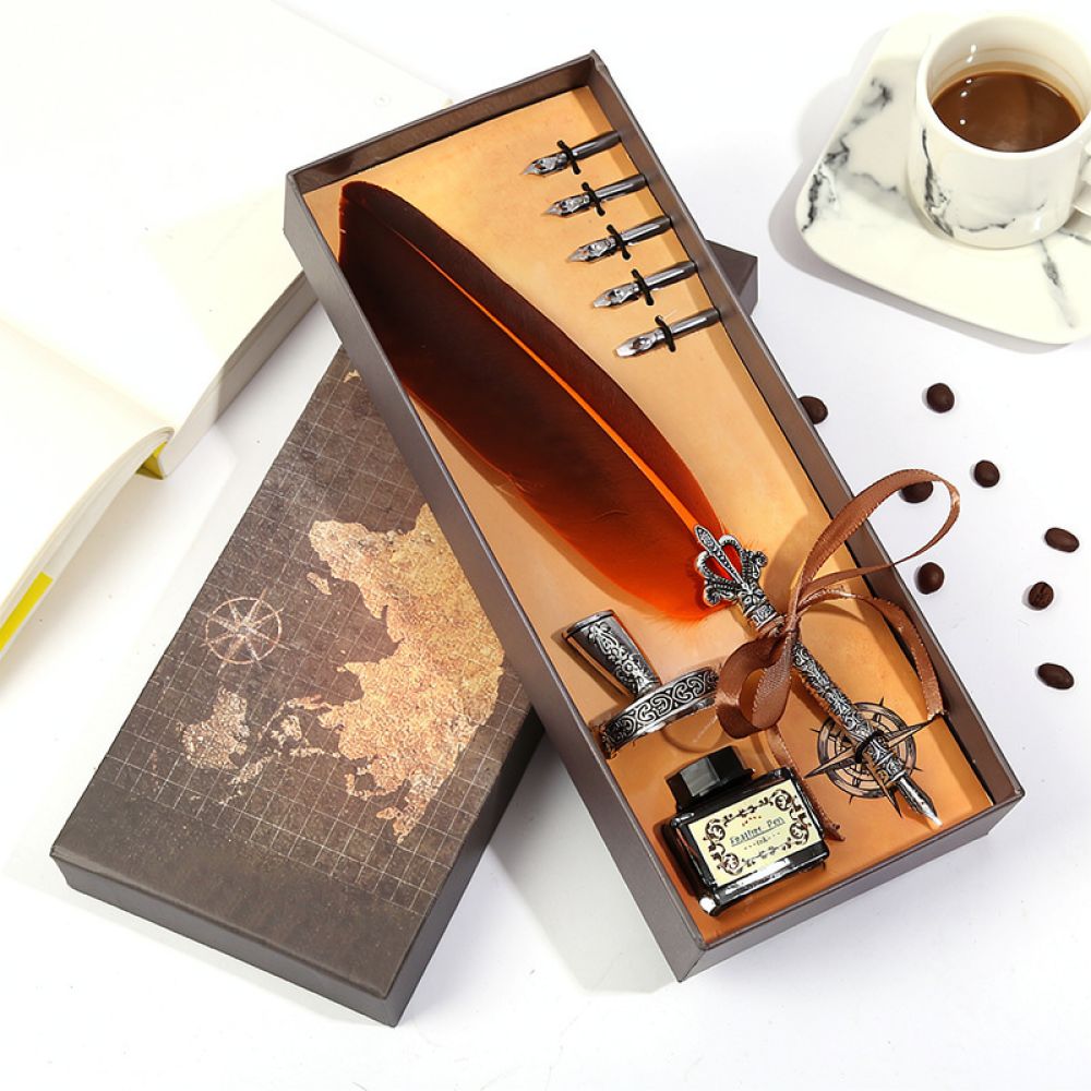 Retro Feather Quill Dip Pen Se - Writing Tools review and price