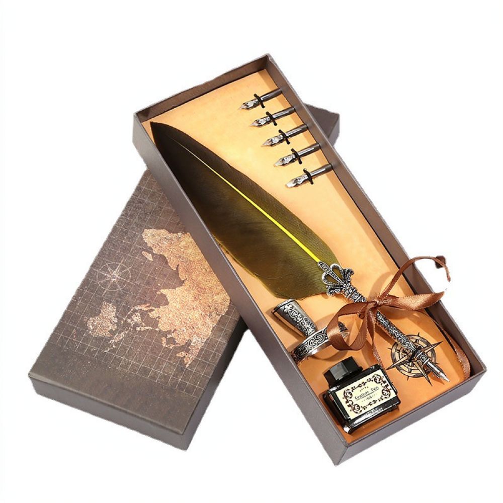 Retro Feather Quill Dip Pen Se - Writing Tools review and price